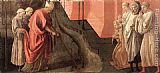 Fra Filippo Lippi Famous Paintings - St Fredianus Diverts the River Serchio